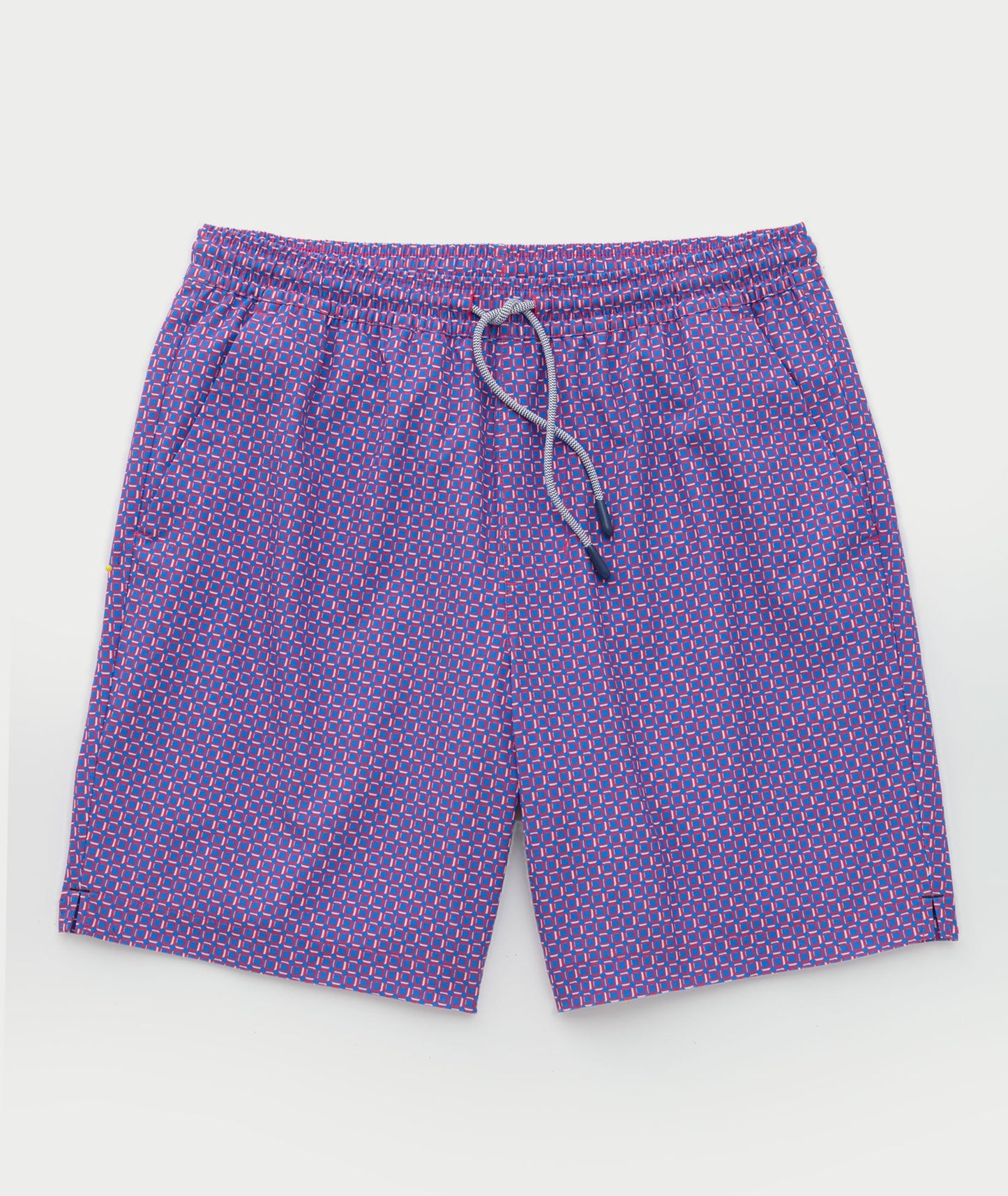 UNTUCKit Beyond Shorts Red & Blue Print