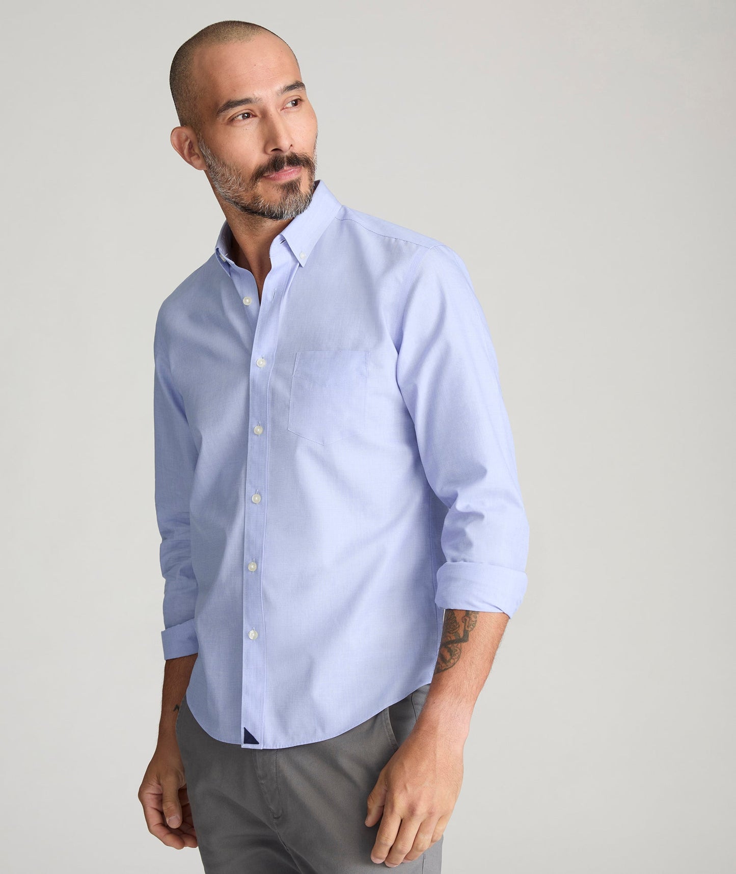UNTUCKit Wrinkle-Free Hillside Select Shirt Blue