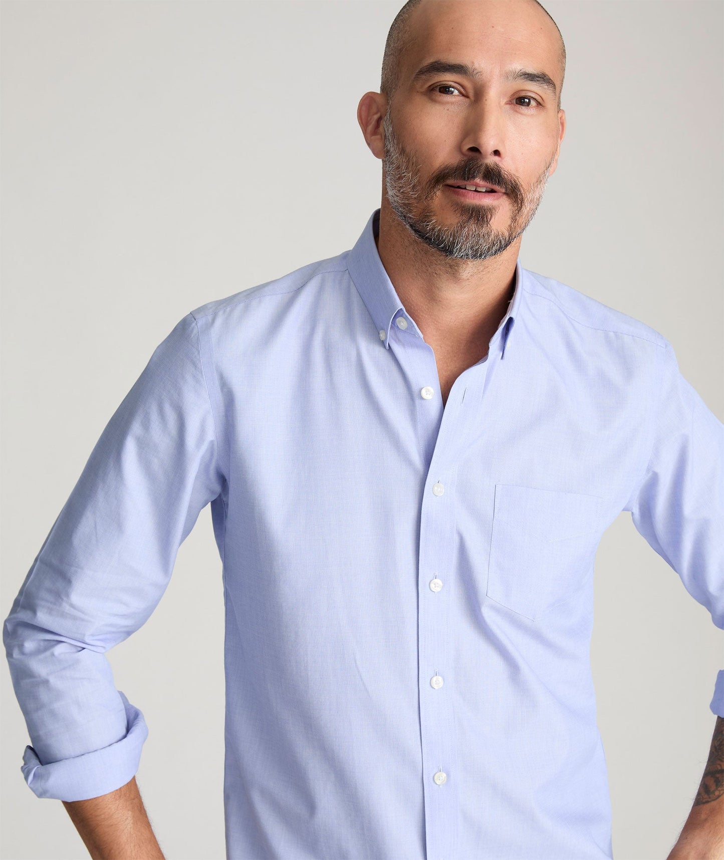 UNTUCKit Wrinkle-Free Hillside Select Shirt Blue