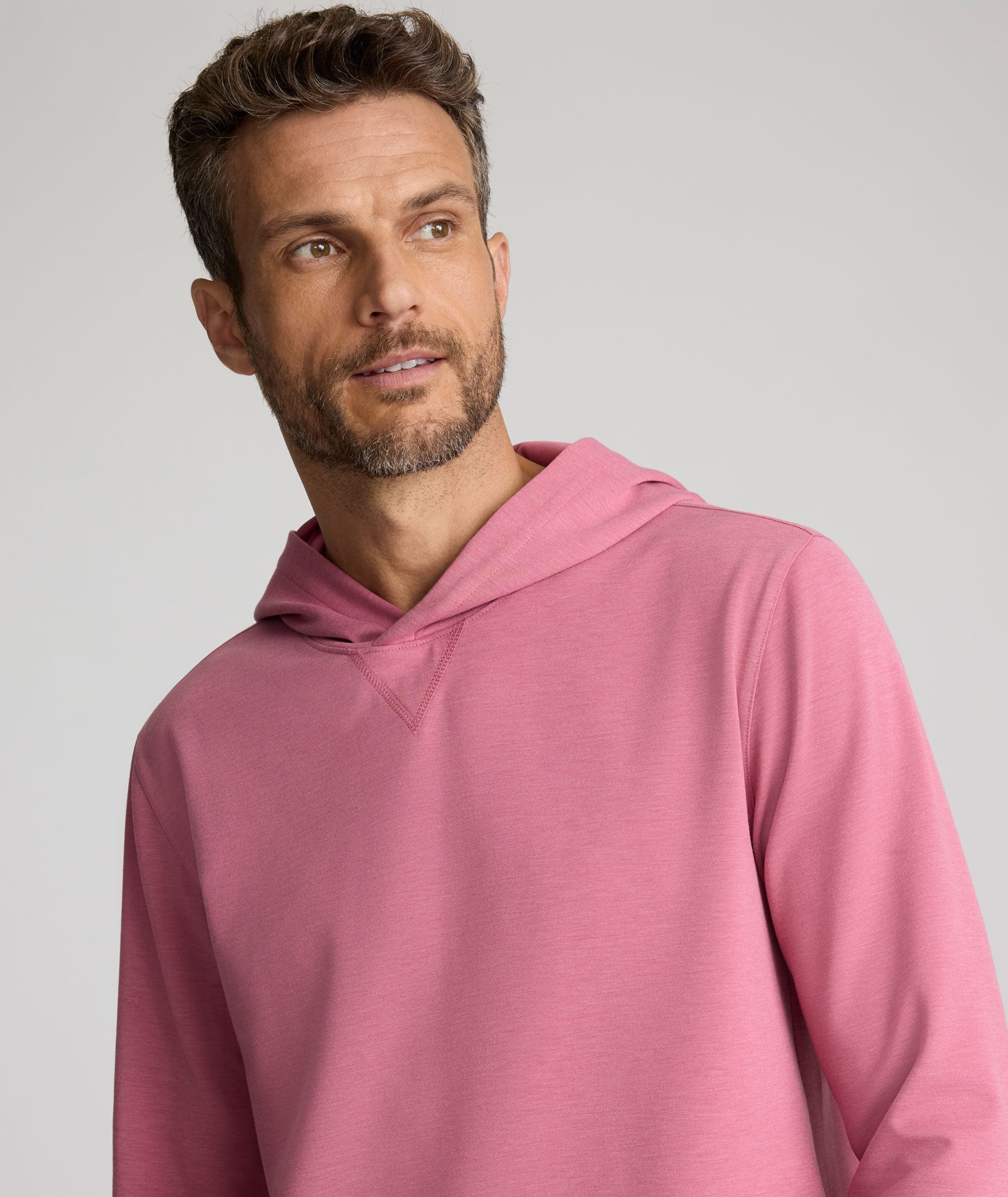 UNTUCKit Performance Mason Hoodie Raspberry