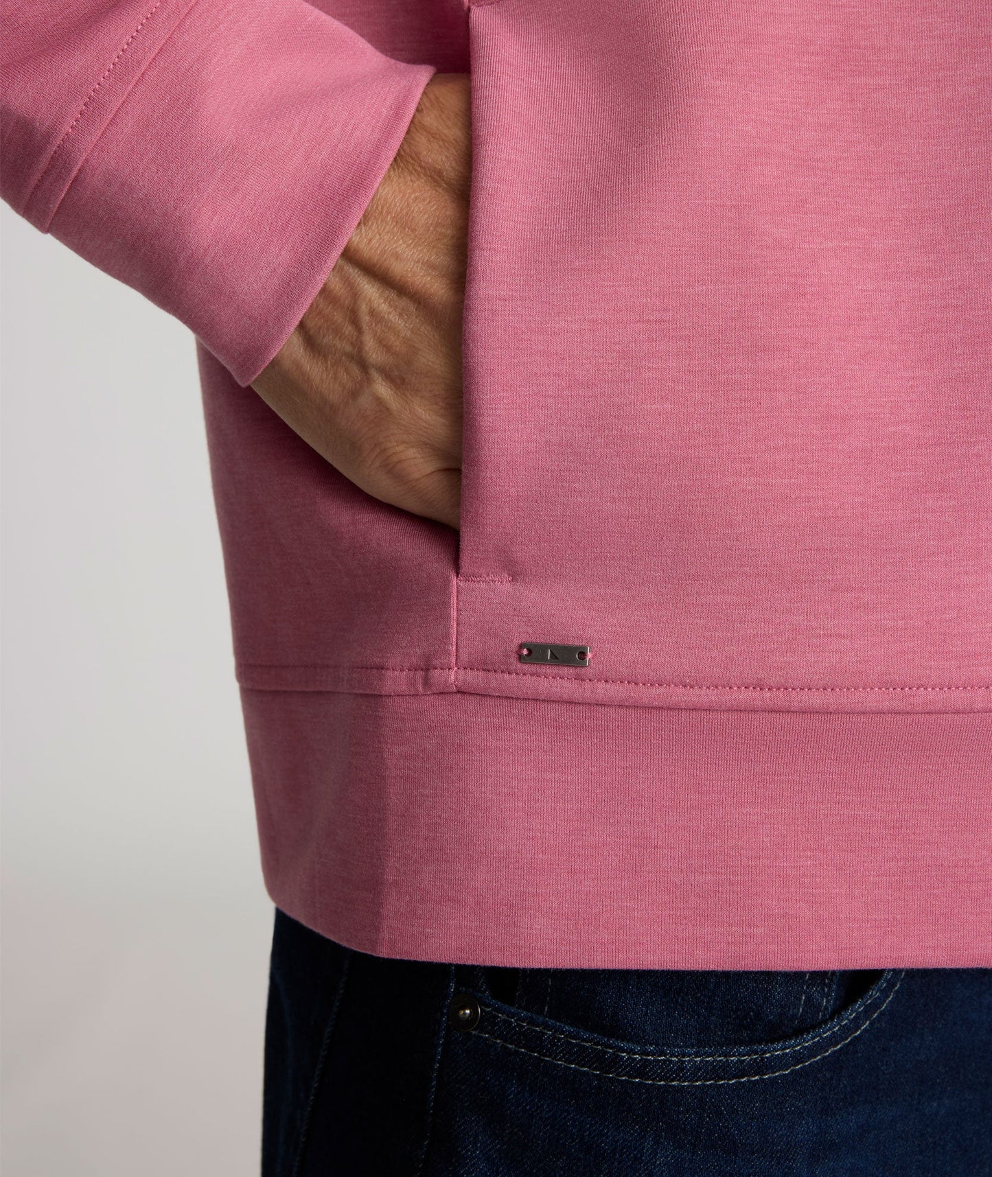 UNTUCKit Performance Mason Hoodie Raspberry