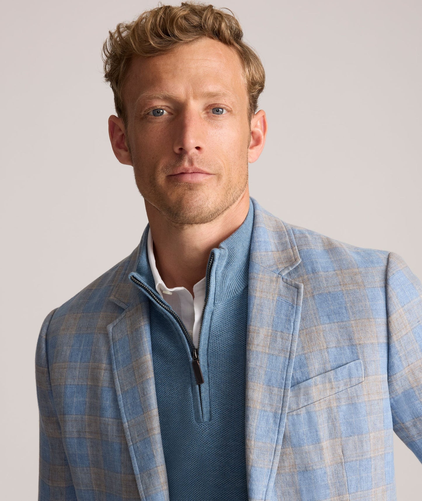 UNTUCKit Italian Linen Elms Sport Coat Blue