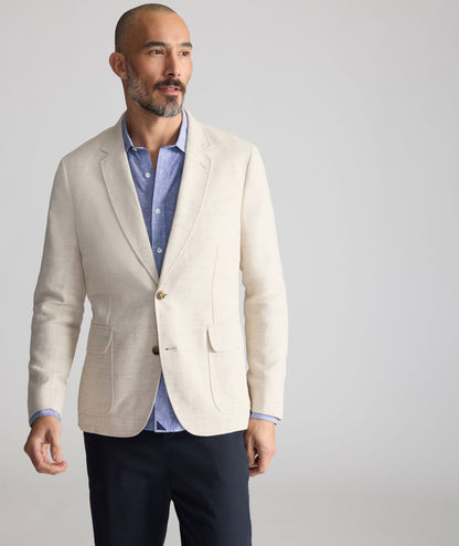 UNTUCKit Italian Linen-Cotton Sagefield Sport Coat Tan