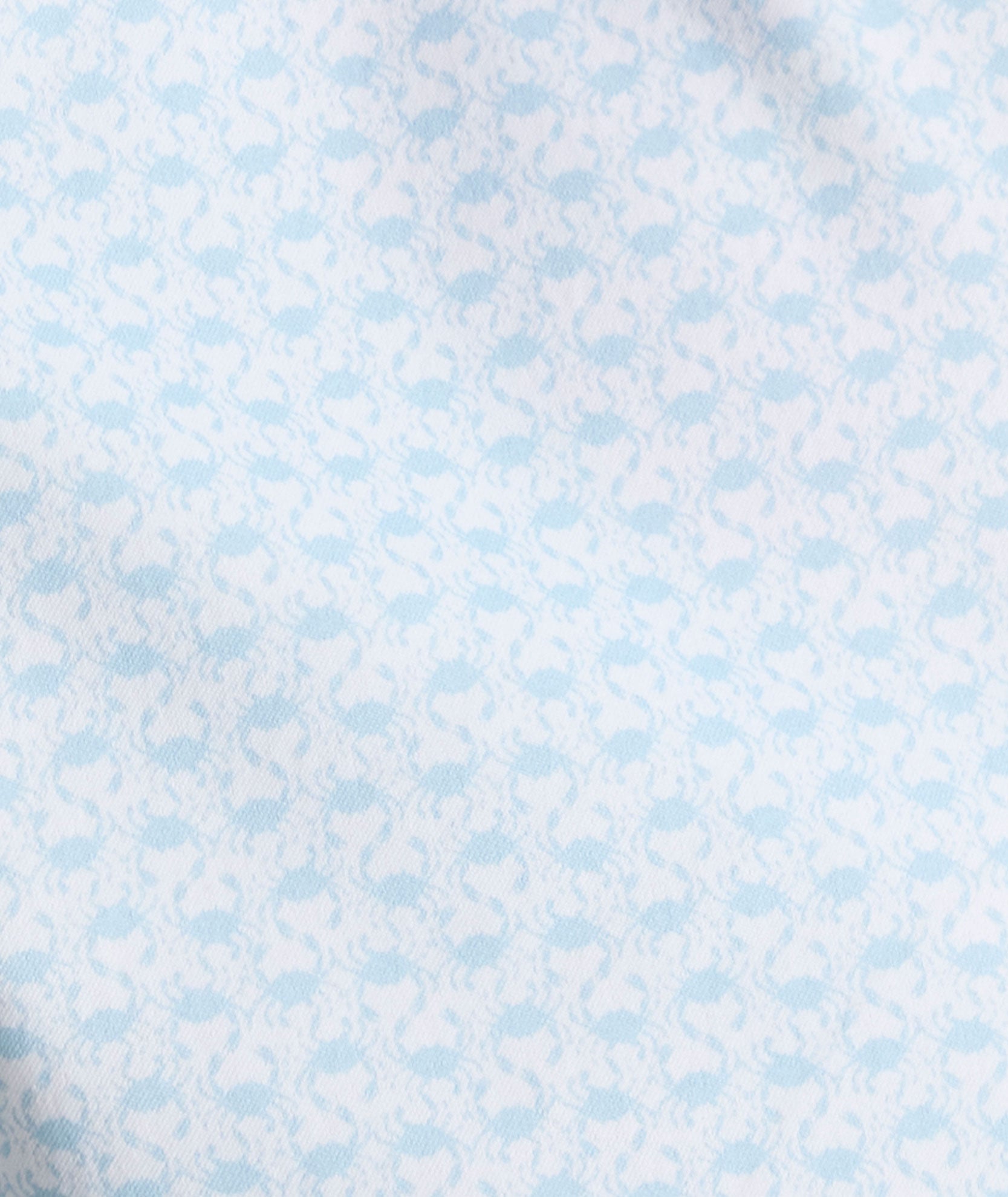 UNTUCKit Performance Short-Sleeve Arundel Shirt Light Blue Crab Print