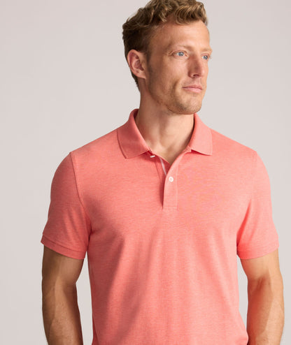 UNTUCKit Wrinkle-Free Damaschino Polo Heather Coral