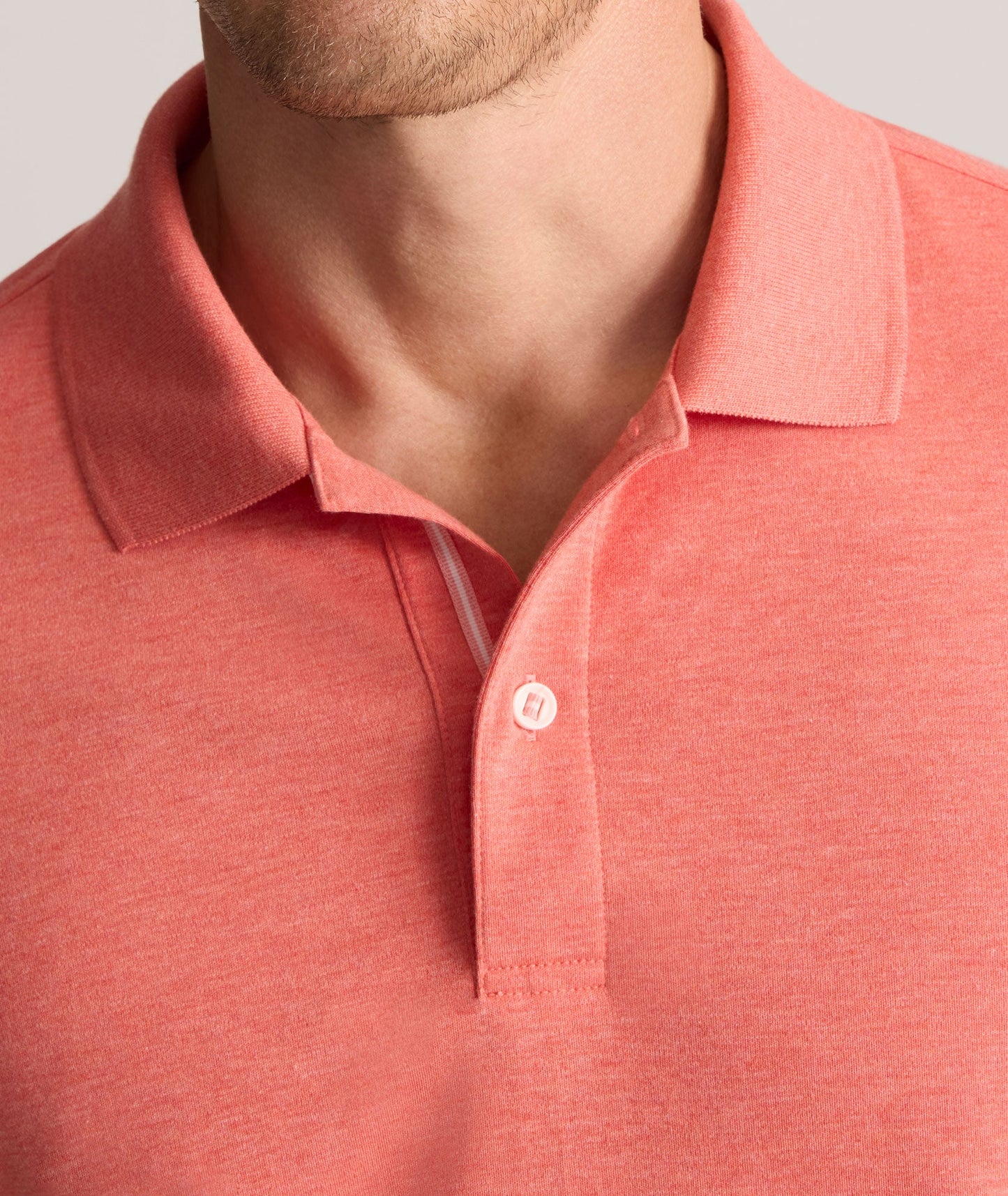 UNTUCKit Wrinkle-Free Damaschino Polo Heather Coral