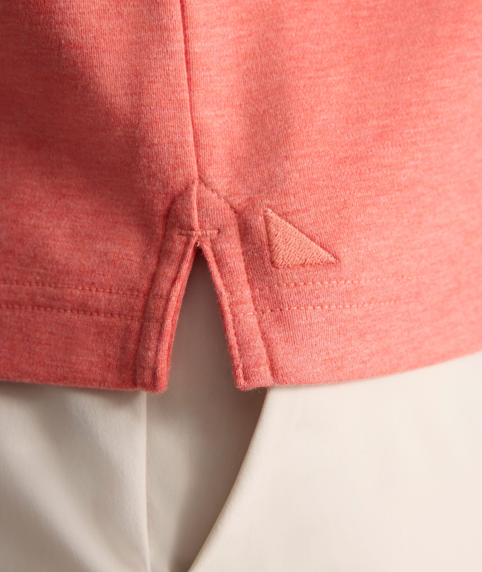 UNTUCKit Wrinkle-Free Damaschino Polo Heather Coral