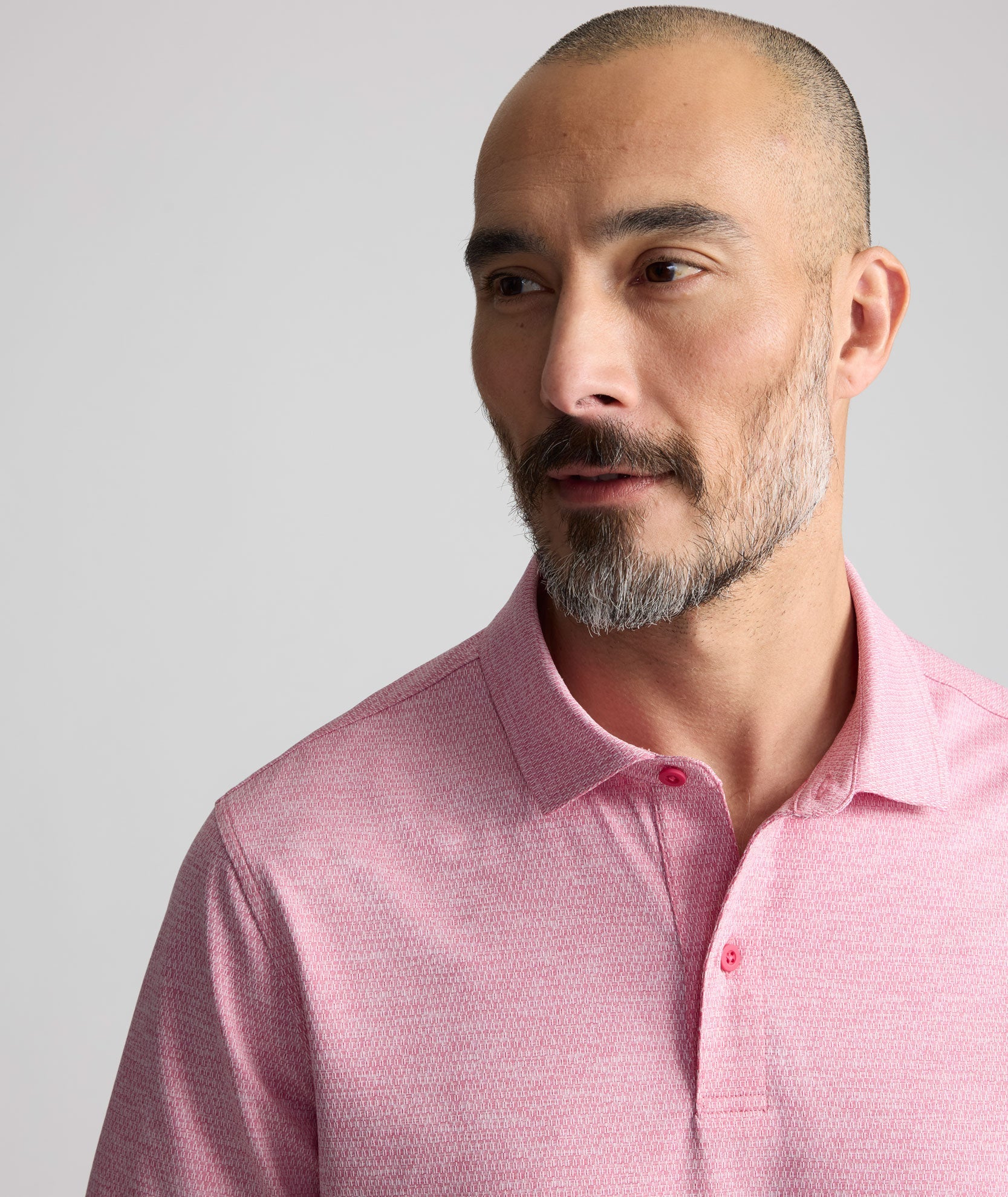 UNTUCKit Textured Performance Polo Red