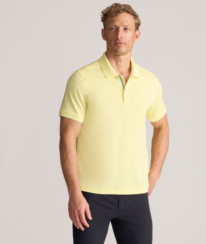 UNTUCKit Wrinkle-Free Damaschino Polo Light Yellow
