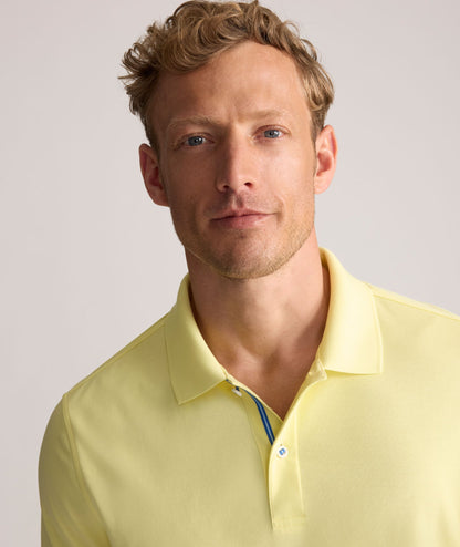 UNTUCKit Wrinkle-Free Damaschino Polo Light Yellow
