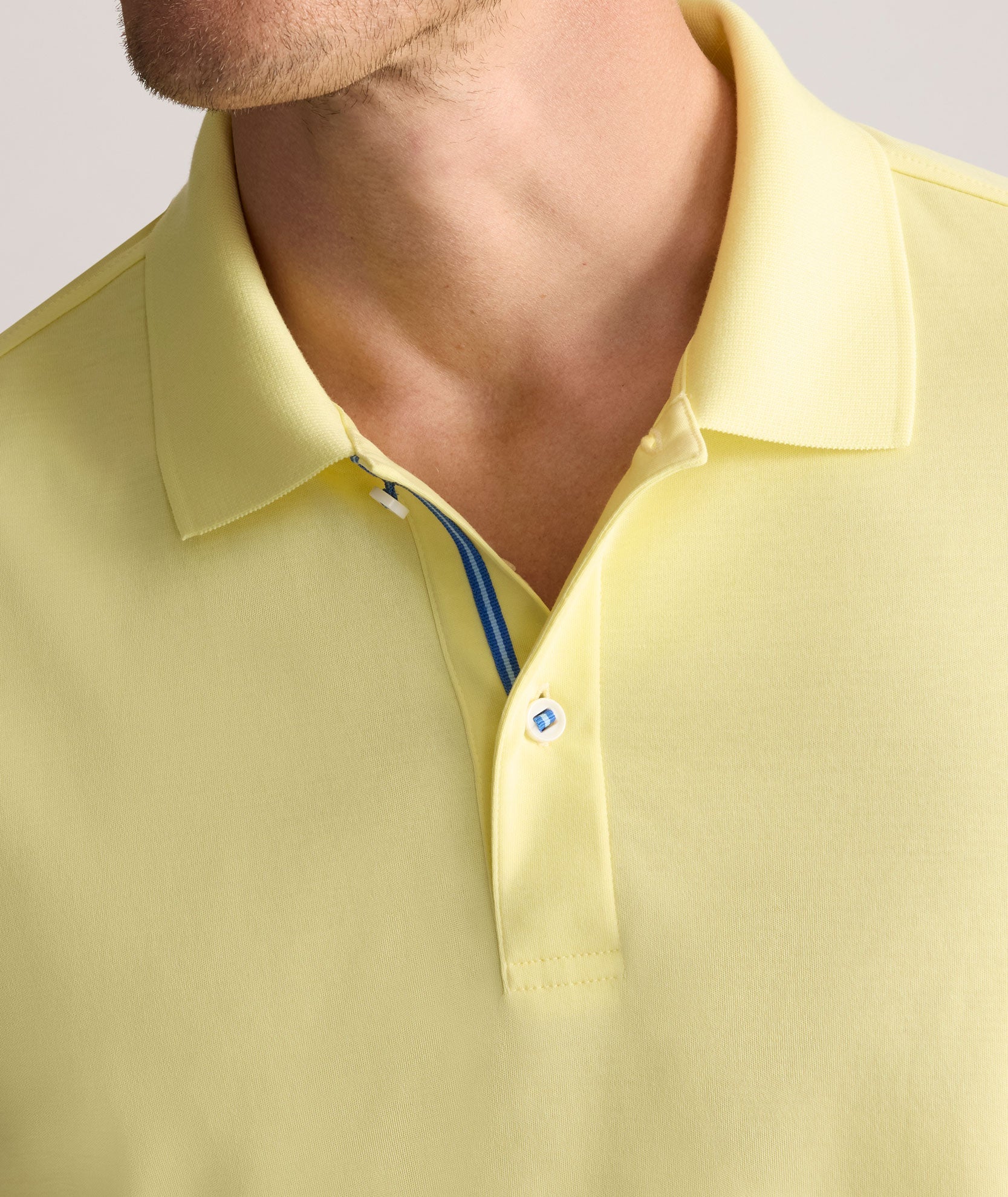 UNTUCKit Wrinkle-Free Damaschino Polo Light Yellow