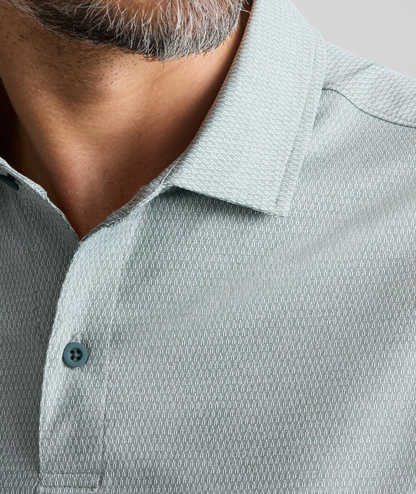 UNTUCKit Textured Performance Polo Green