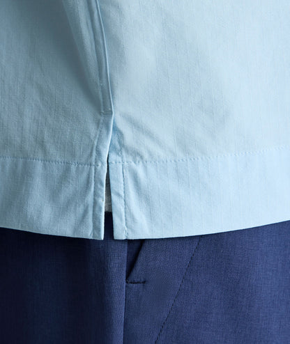 UNTUCKit Performance Fishing Shirt Light Blue