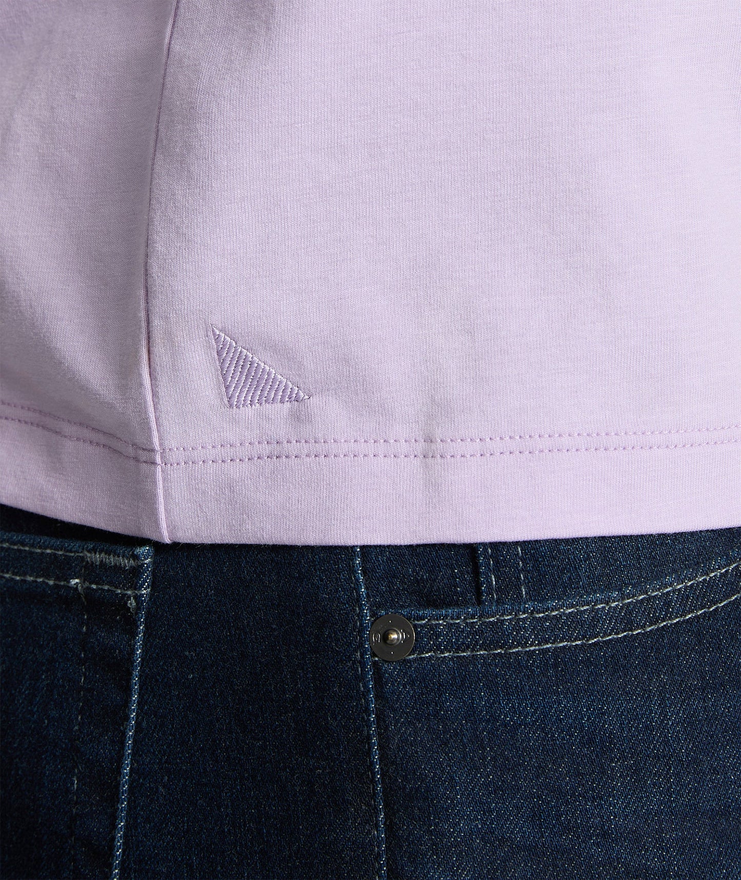 UNTUCKit EcoSoft™ Short-Sleeve Henley Light Purple