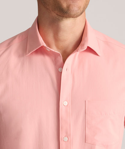 UNTUCKit Performance Short-Sleeve Gironde Shirt Pink