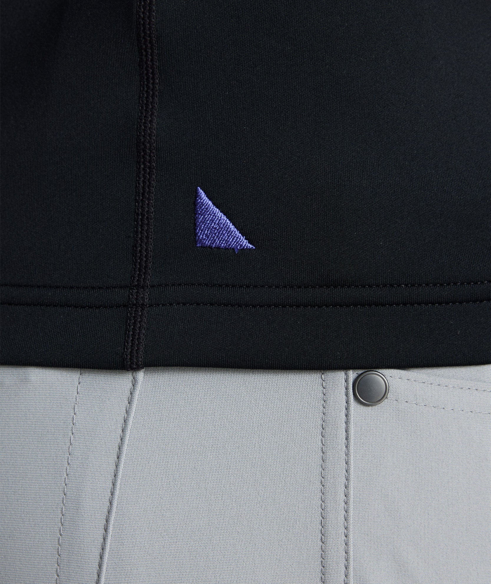 UNTUCKit Performance Quarter-Zip Black