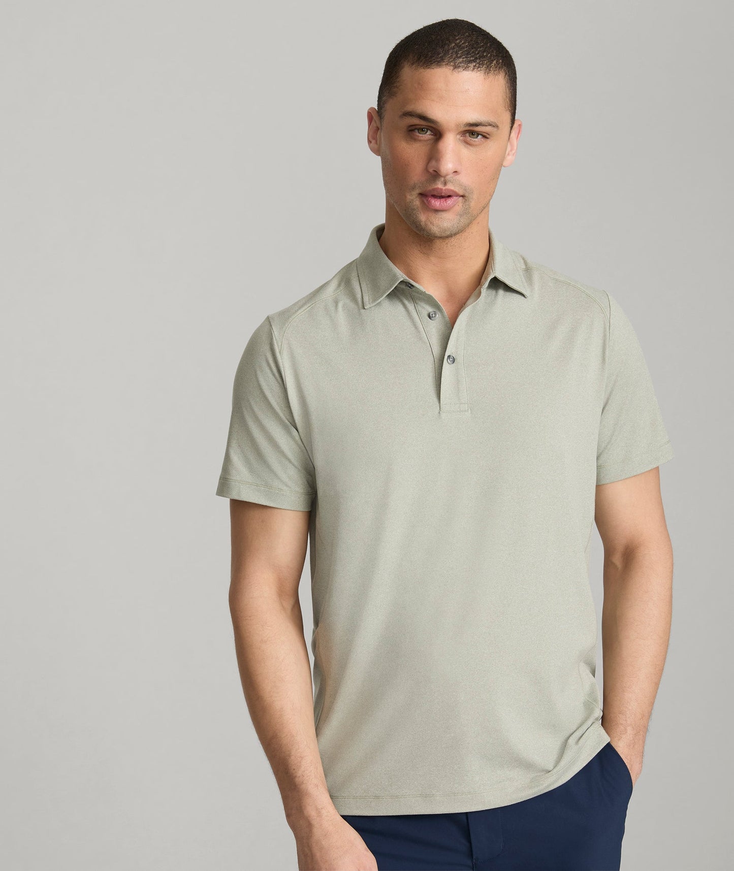 UNTUCKit Performance Polo Moss Green