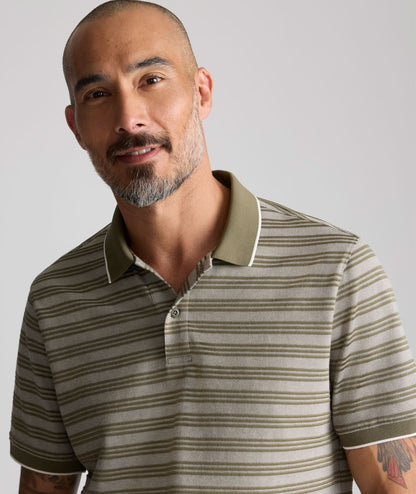 UNTUCKit Performance Hybrid Polo Dark Green
