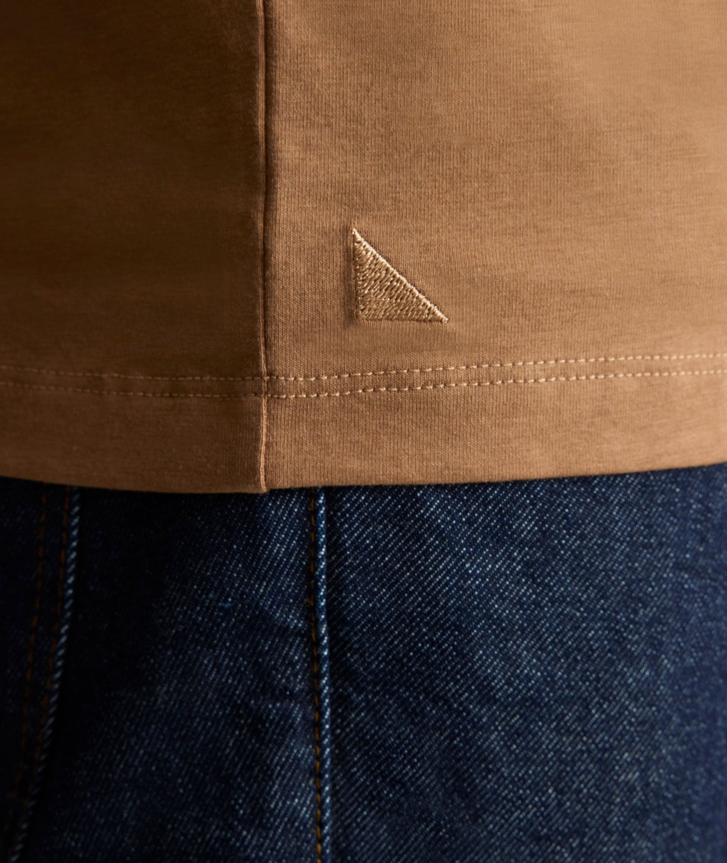 UNTUCKit EcoSoft™ Short-Sleeve Henley Tan