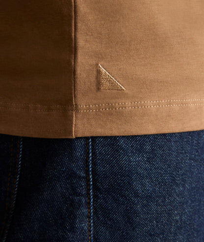UNTUCKit EcoSoft™ Short-Sleeve Henley Tan