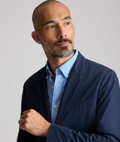 UNTUCKit Italian Performance Tech Blazer Navy