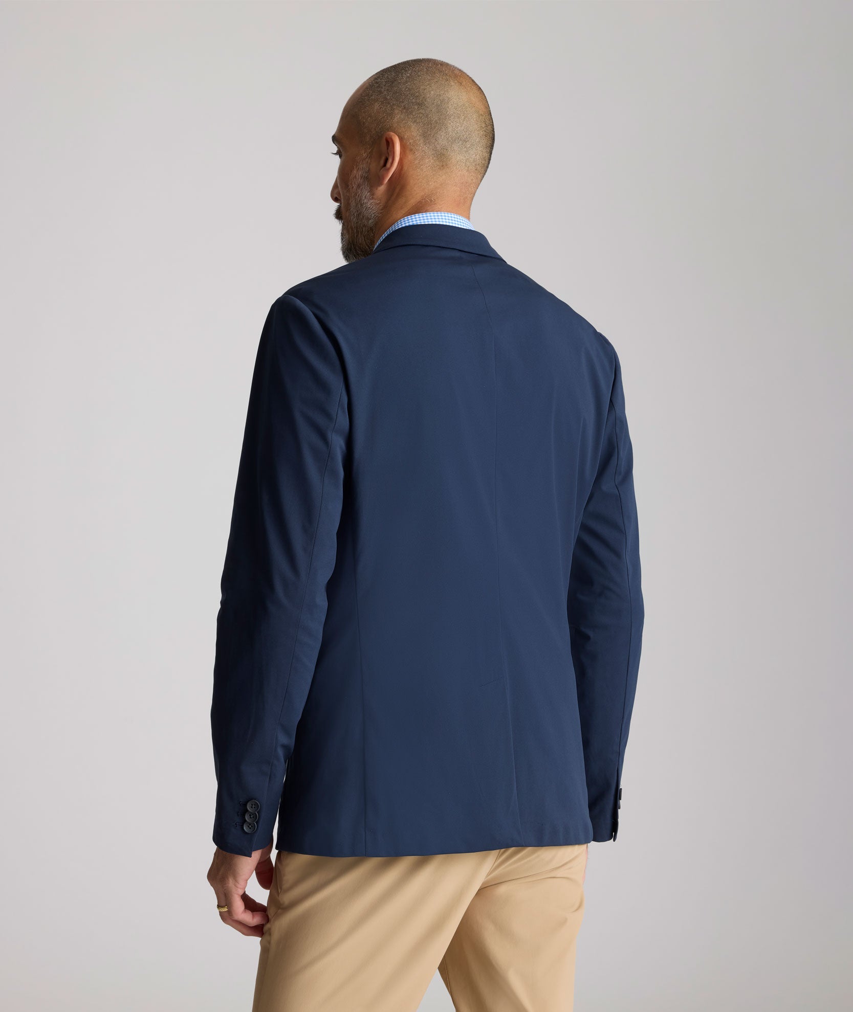 UNTUCKit Italian Performance Tech Blazer Navy