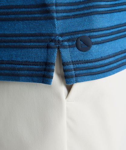 UNTUCKit Performance Hybrid Polo Slate Blue
