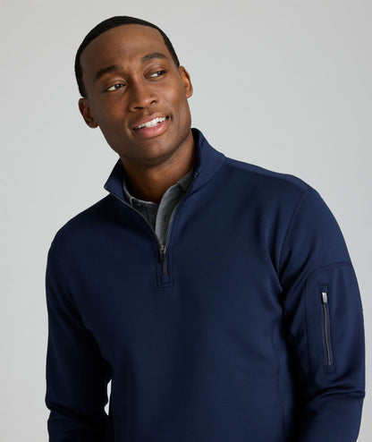 UNTUCKit Performance Quarter-Zip Navy