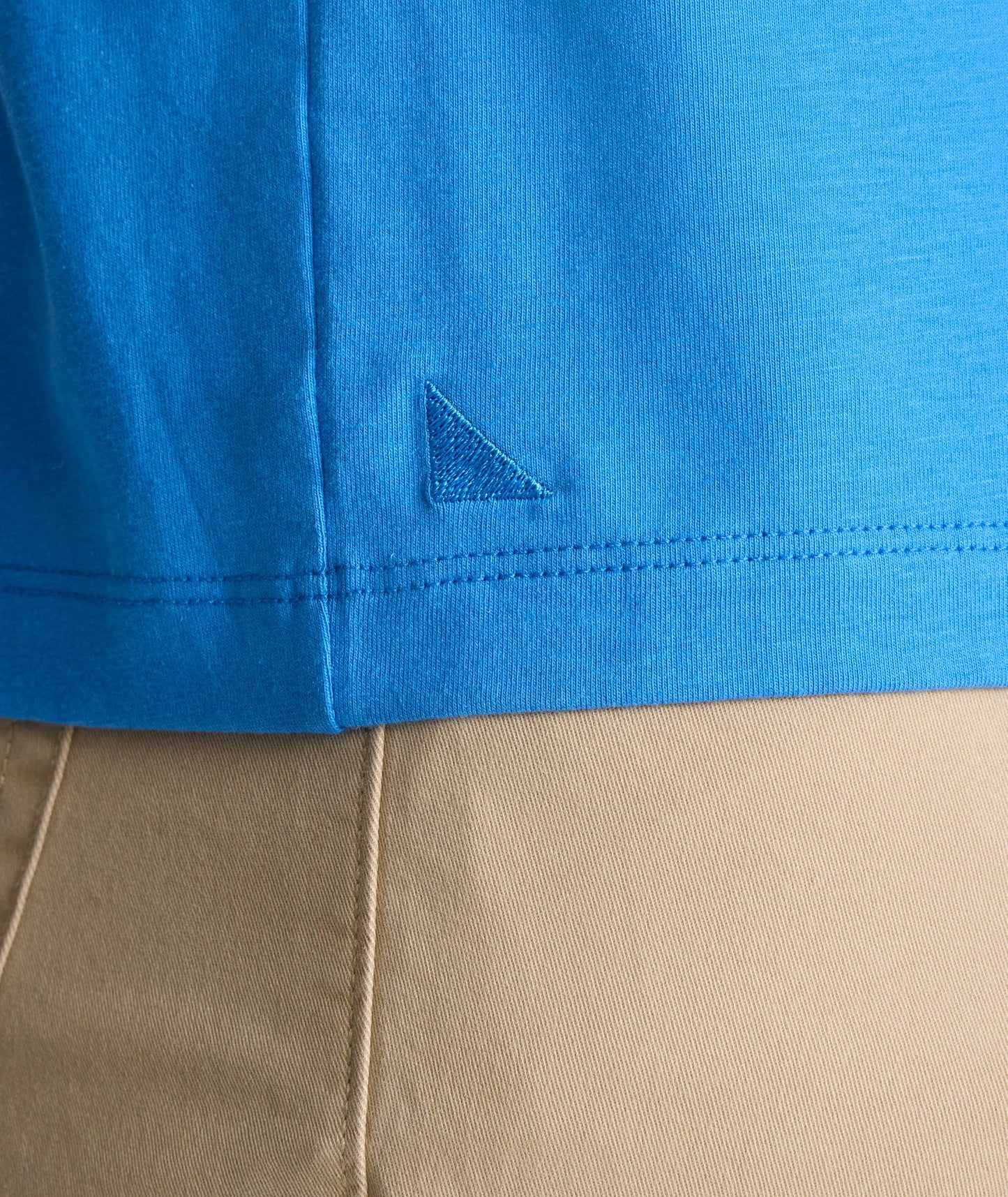 UNTUCKit EcoSoft™ Short-Sleeve Henley Light Blue