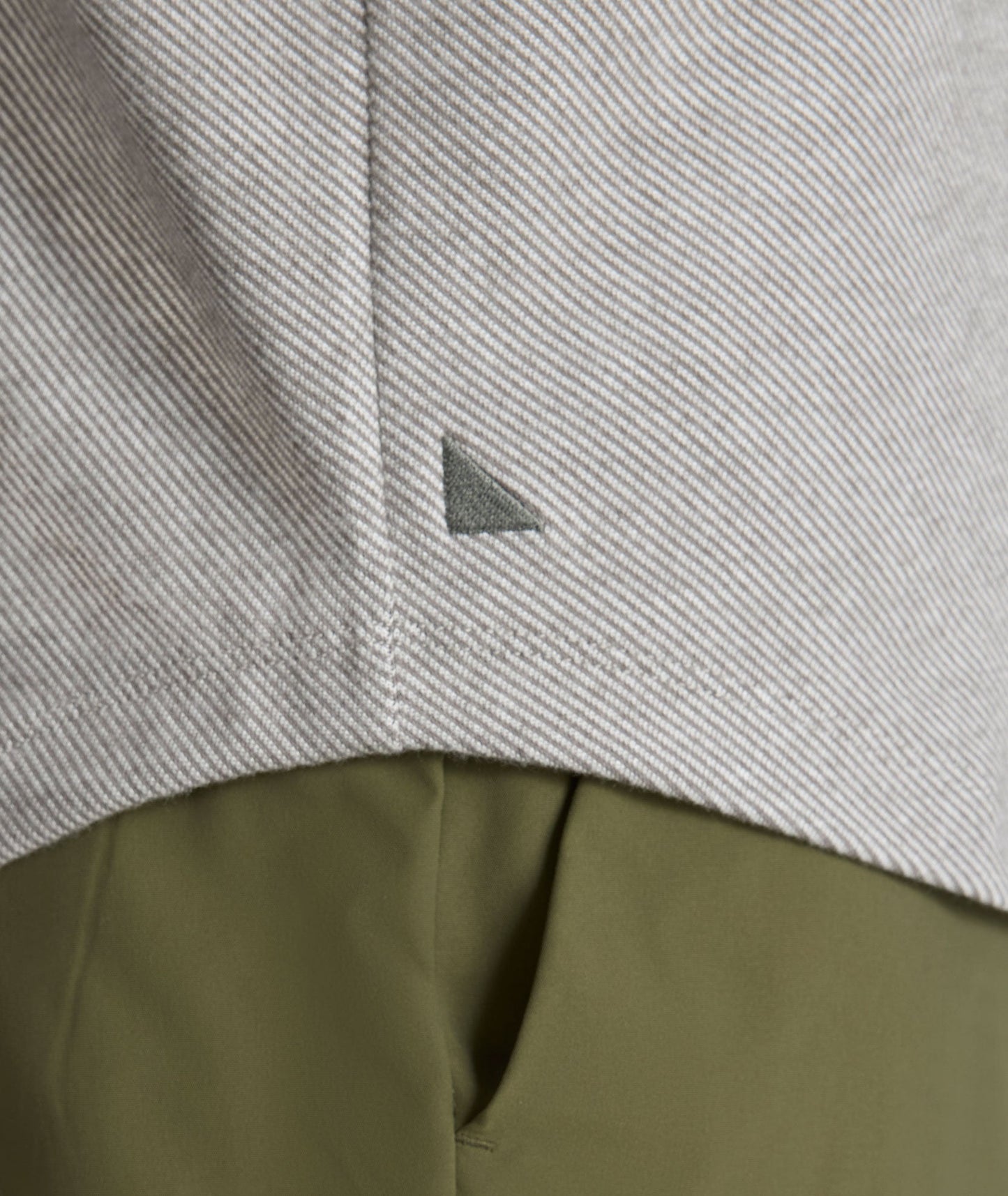 UNTUCKit Textured Knit Hoodie Gray