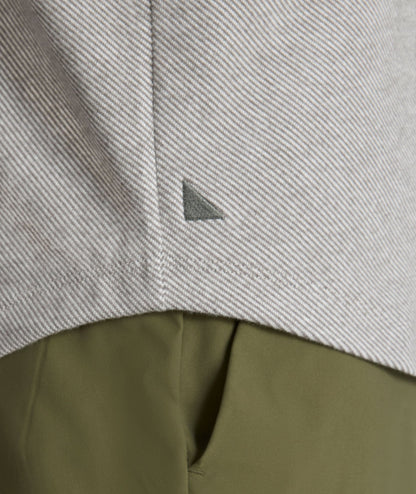UNTUCKit Textured Knit Hoodie Gray