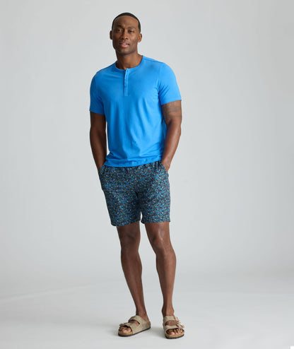 UNTUCKit Beyond Shorts Green Floral Print