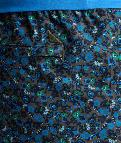 UNTUCKit Beyond Shorts Green Floral Print