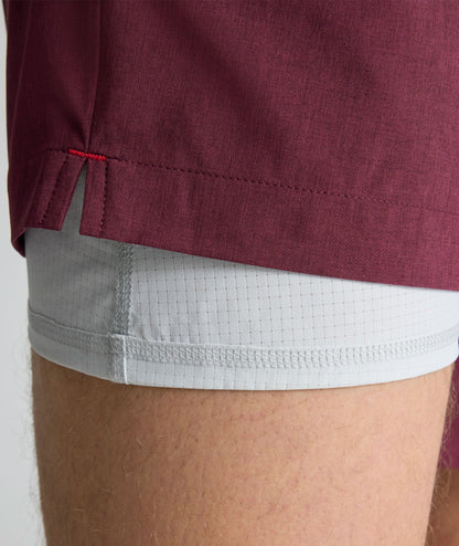 UNTUCKit Beyond Shorts Burgundy