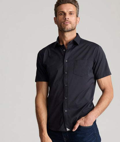 UNTUCKit Performance Short-Sleeve Gironde Shirt Black