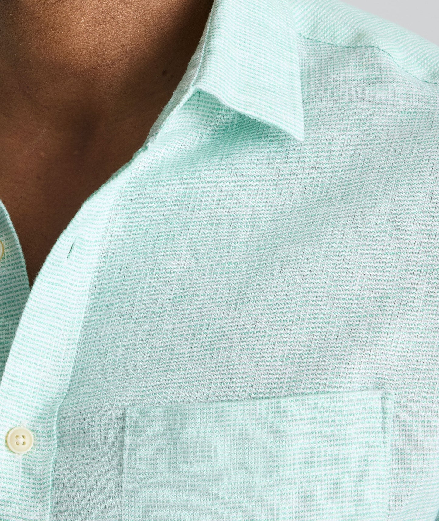 UNTUCKit Wrinkle-Resistant Linen Wildehart Shirt Green