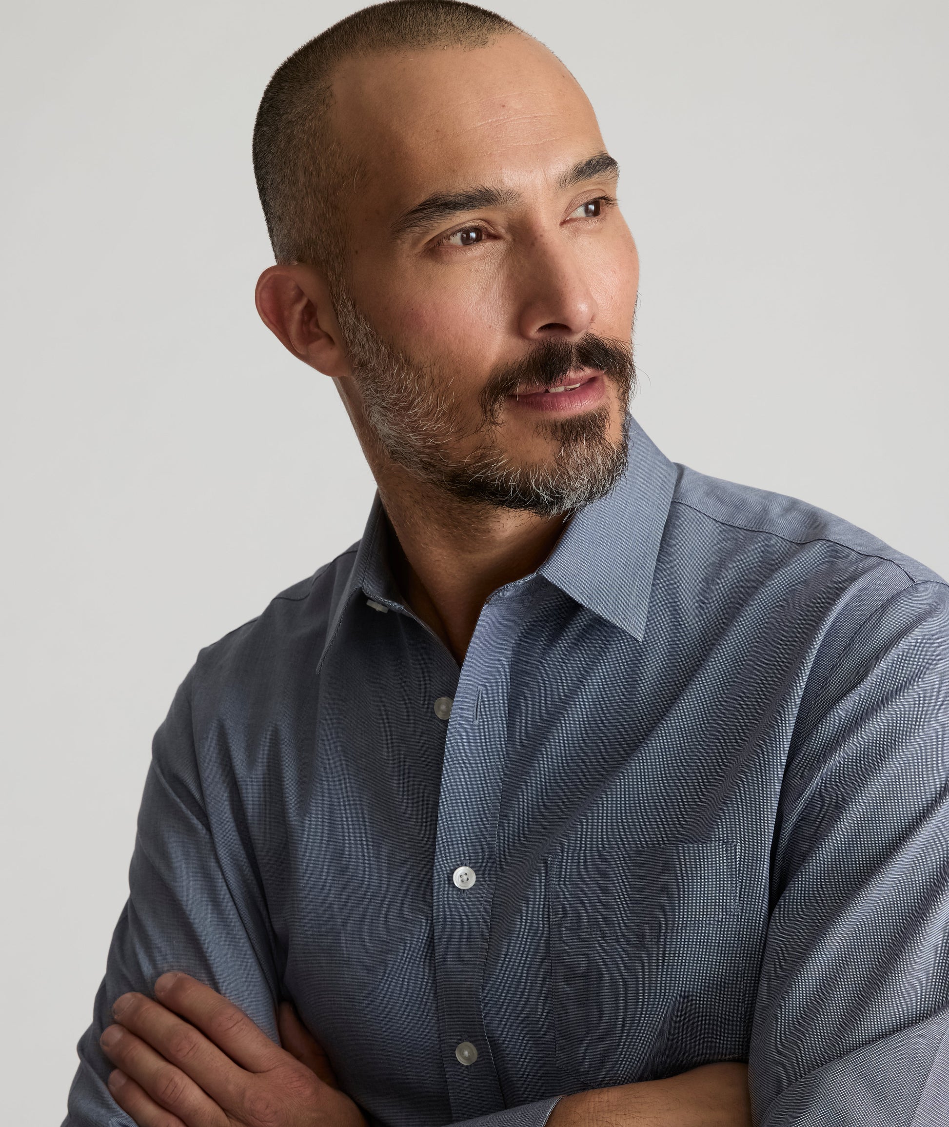 UNTUCKit Wrinkle-Free Pio Cesare Shirt Blue