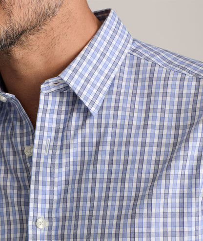 UNTUCKit Wrinkle-Free Durif Shirt Blue Navy & White Check