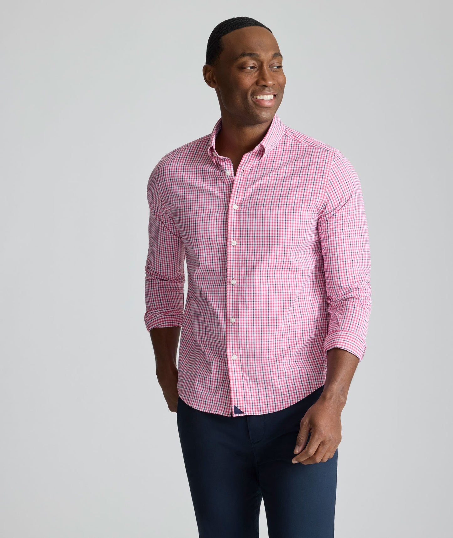 UNTUCKit Performance Almeida Shirt Red