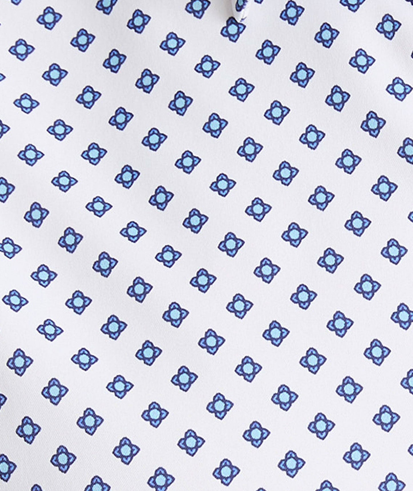 UNTUCKit Performance Short-Sleeve Tidwell Shirt Tidwell | Blue Medallion