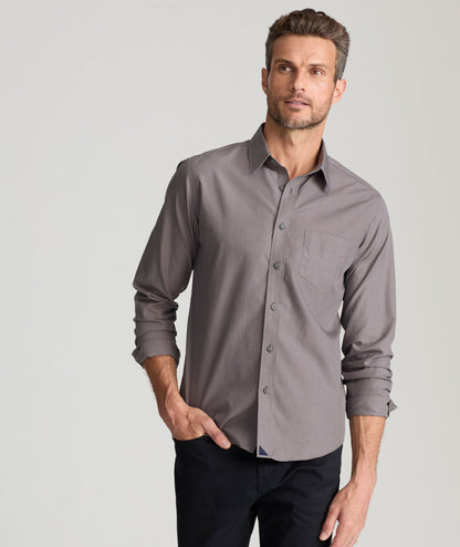 UNTUCKit Wrinkle-Free Sangiovese Shirt Gray