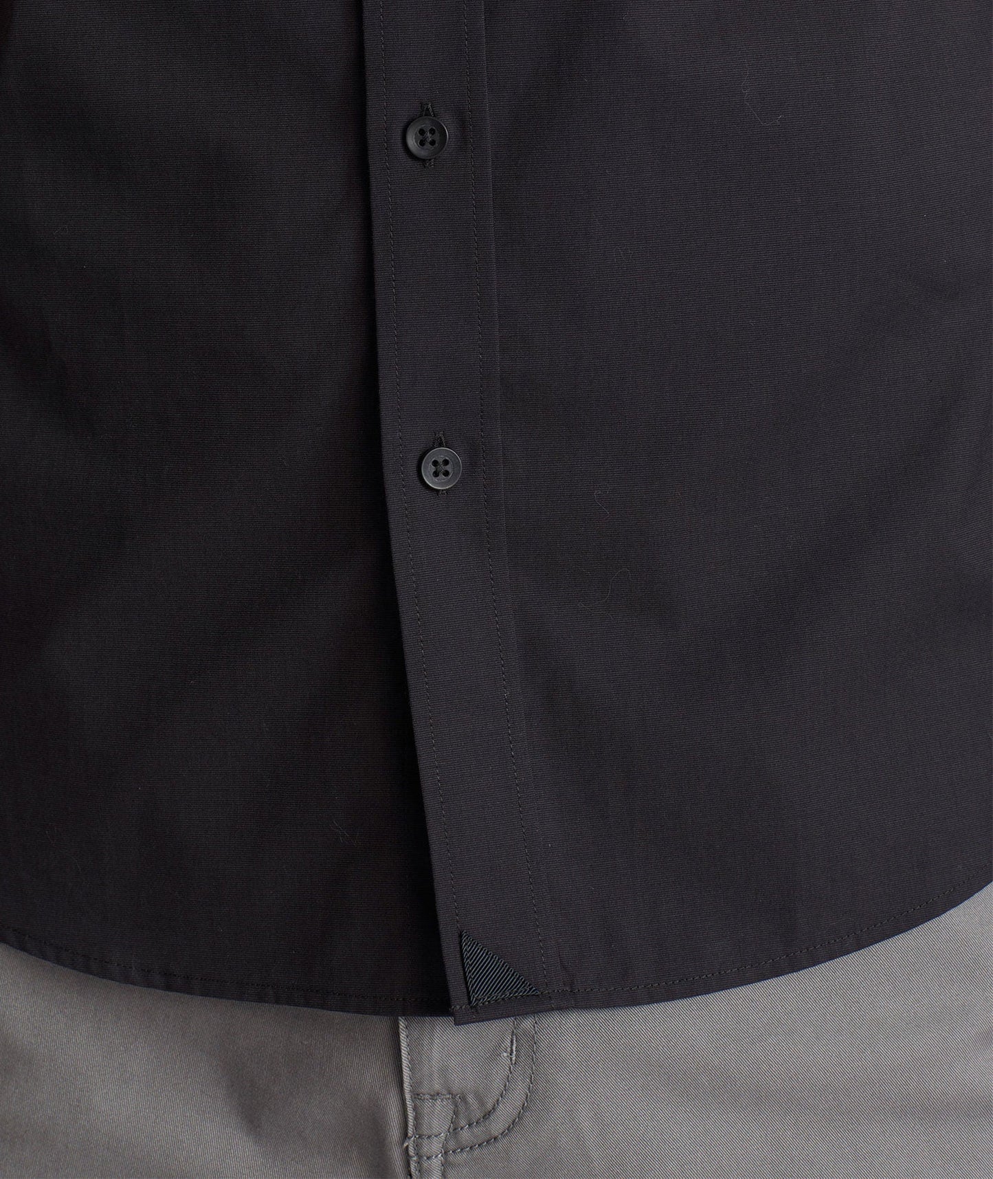 UNTUCKit Classic Short-Sleeve Coufran Shirt Black