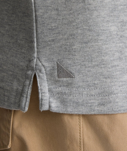 UNTUCKit Wrinkle-Free Damaschino Polo Heathered Gray