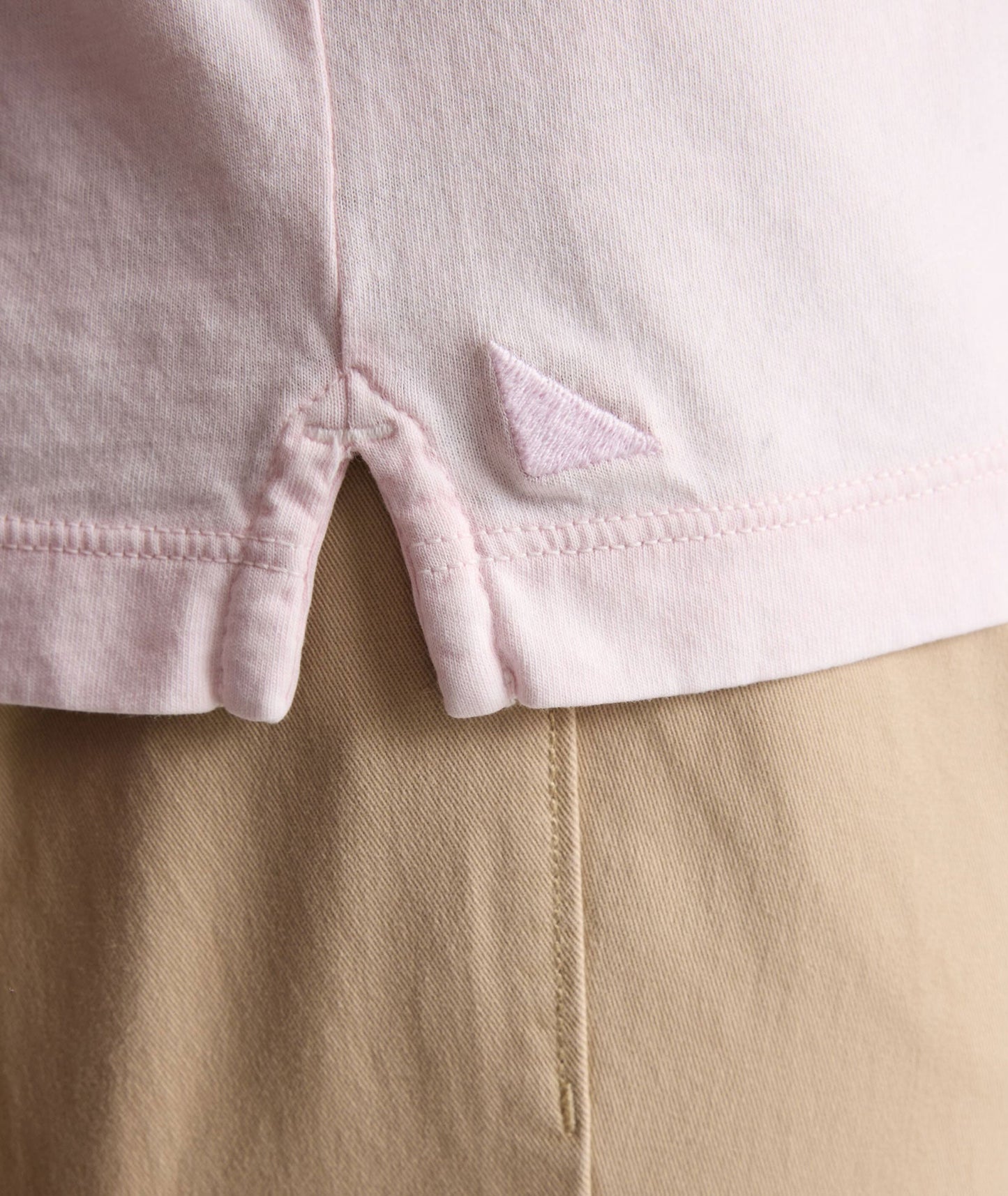 UNTUCKit Vintage Wash Polo Pink