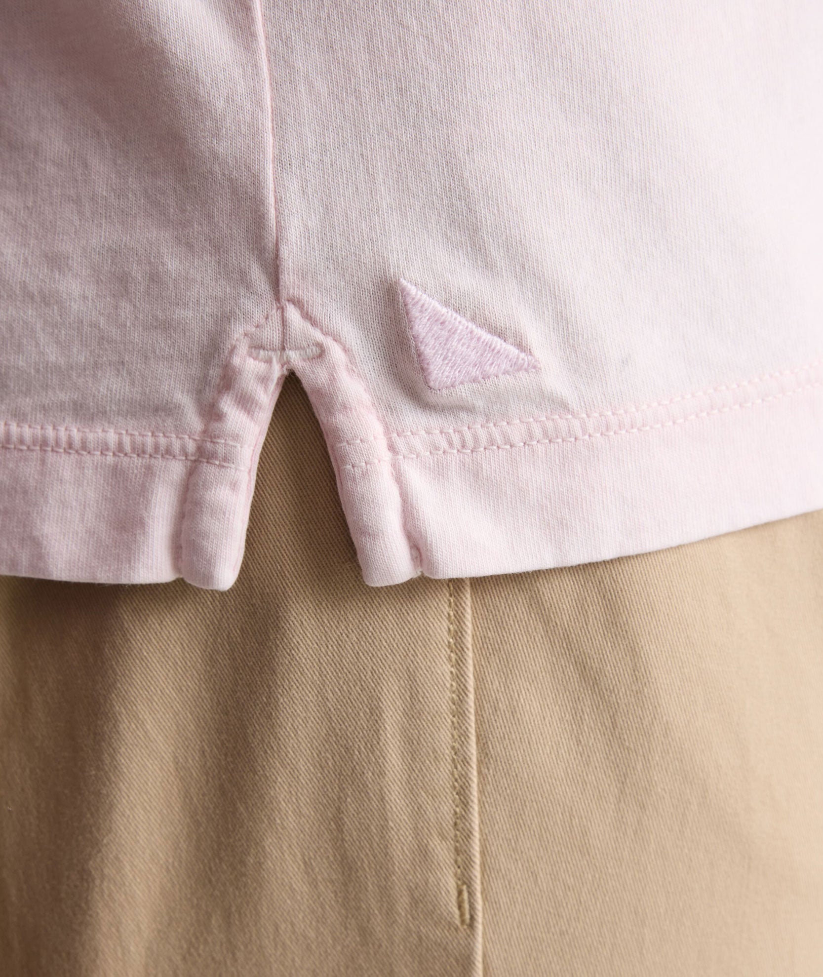 UNTUCKit Vintage Wash Polo Pink