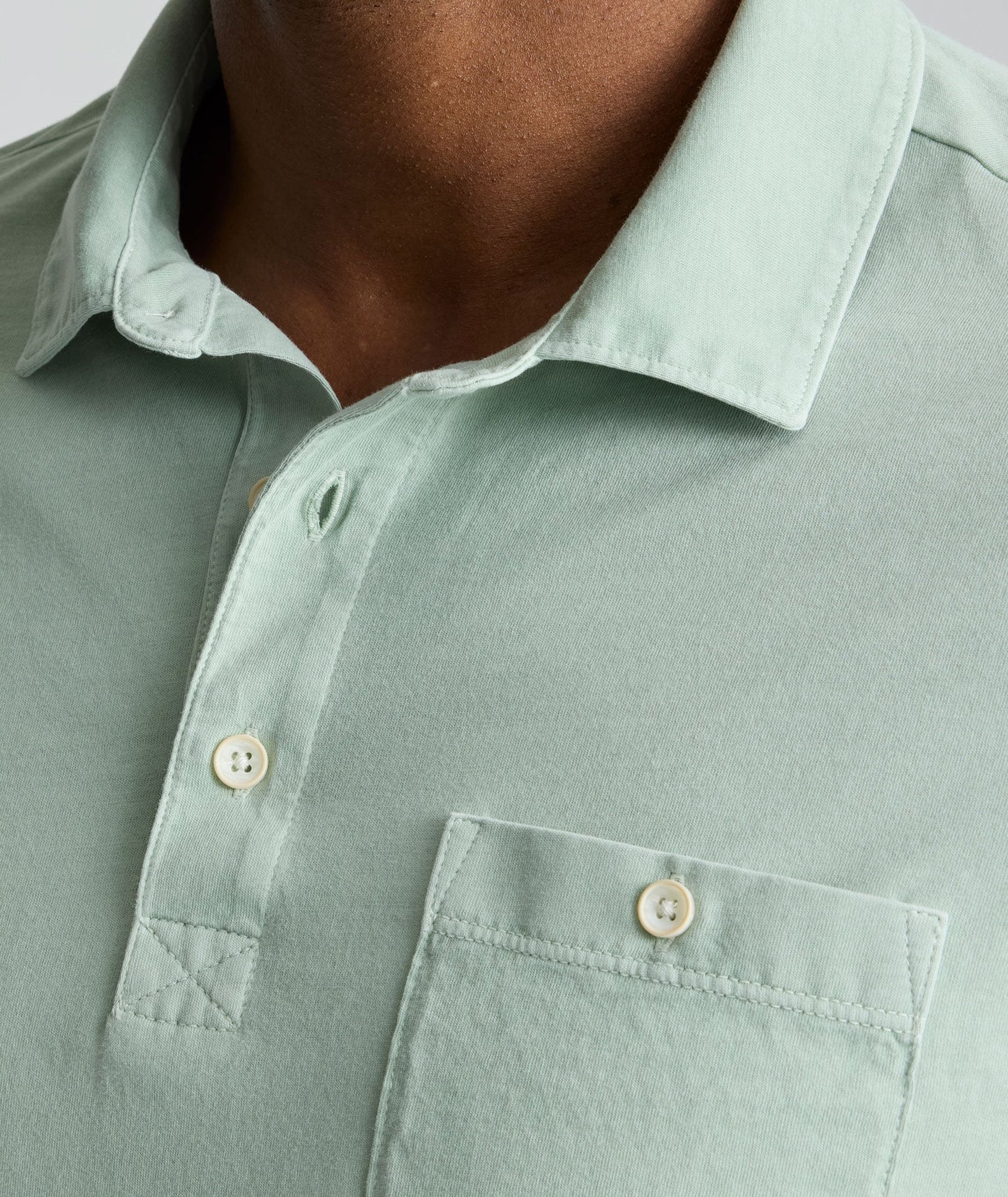 UNTUCKit Vintage Wash Polo Green