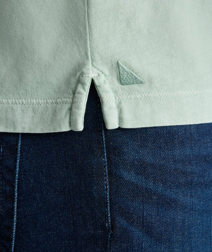UNTUCKit Vintage Wash Polo Green