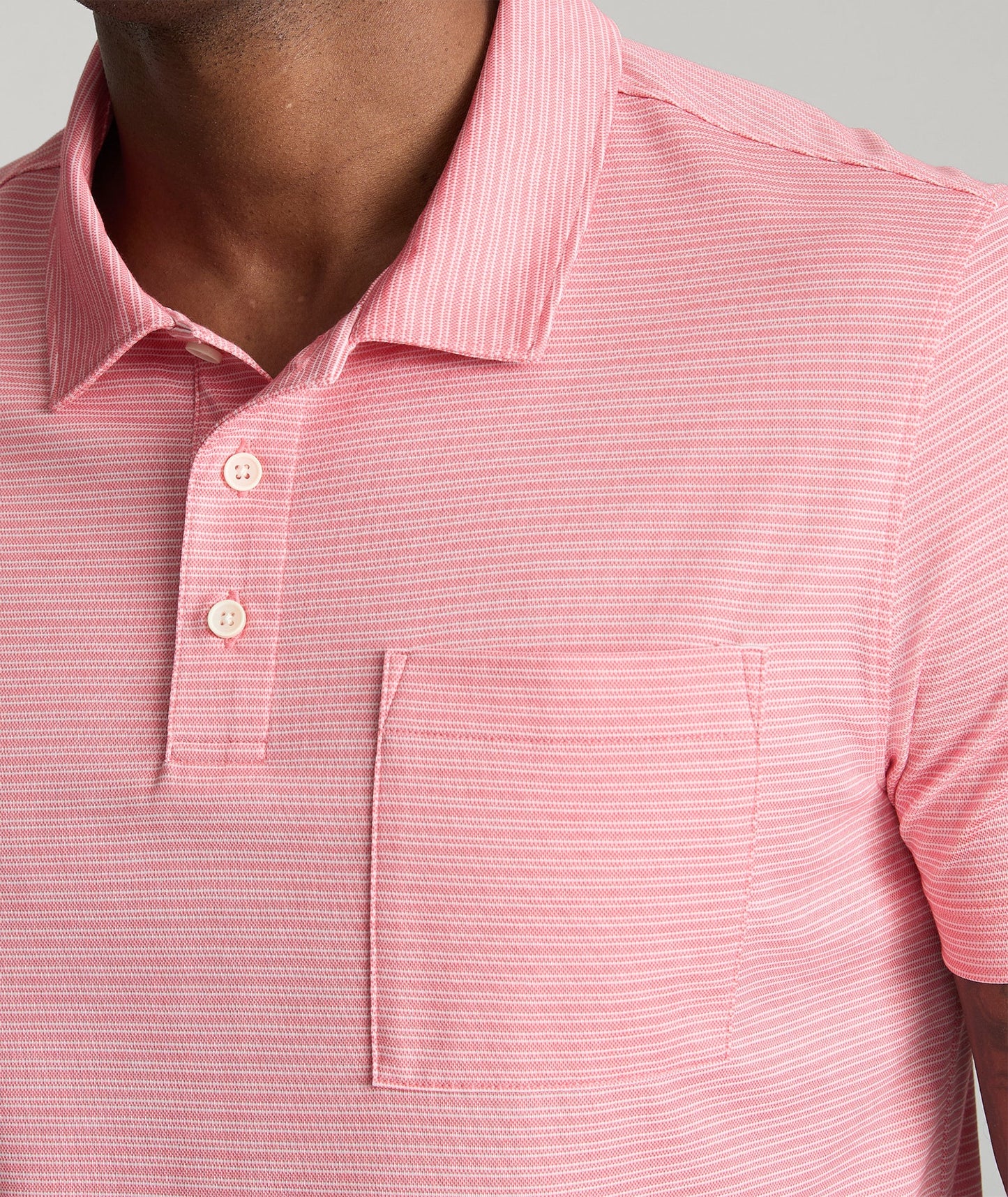 UNTUCKit Striped Performance Polo