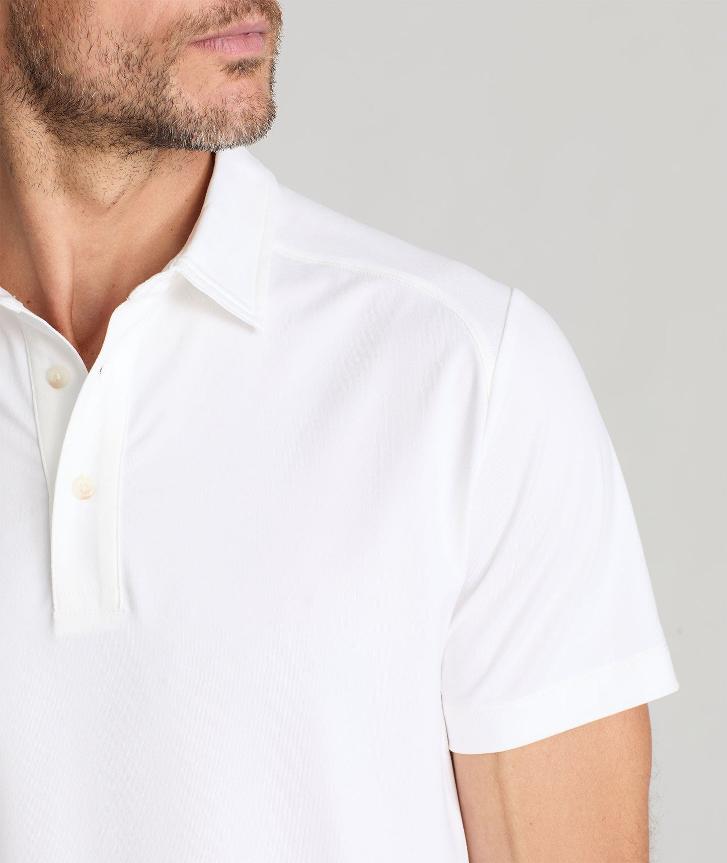 UNTUCKit Performance Polo White