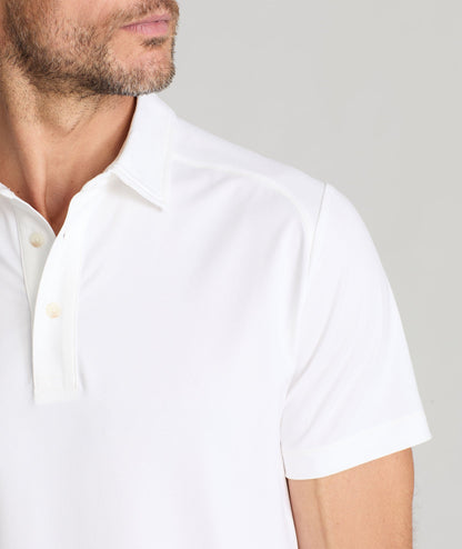 UNTUCKit Performance Polo White